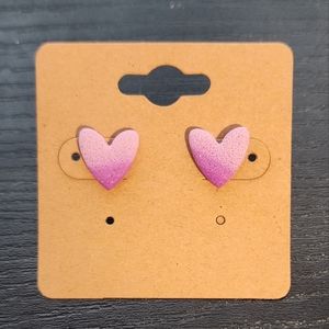 Free w/ Purchase Heart Stud Earrings